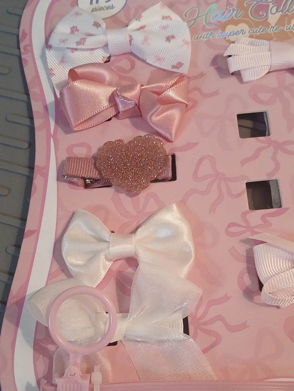 CAPELLI OF NEW YORK, Baby Hair Acessory Set. BOW/CLIPS